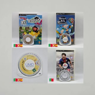 🇵🇹🇪🇸 Pack de 4 Juegos PSP