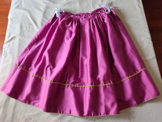 Falda Fallera Huertana Rosa