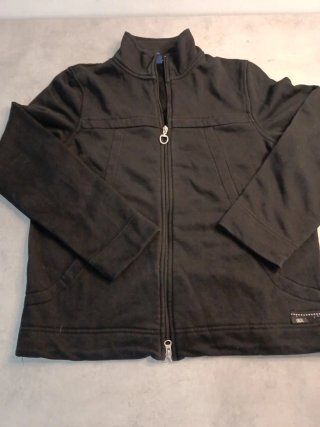 Sudadera Negra con Cremallera