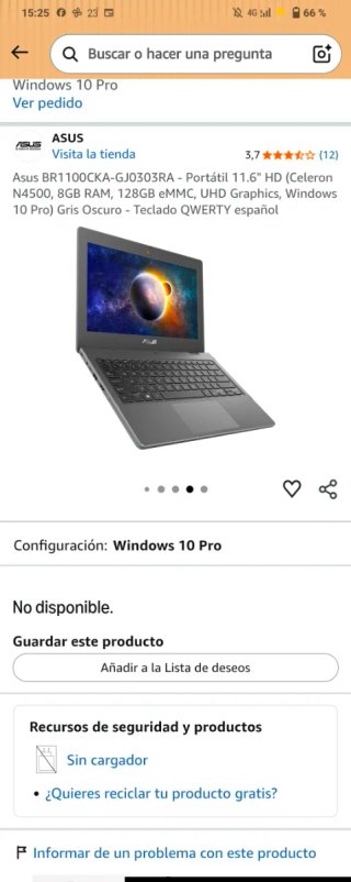 Portátil Asus BR1100CKA 11.6