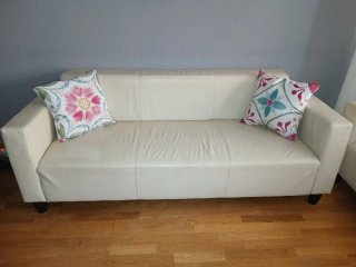 Set de 2 Sofás Beige. 100€/unidad
