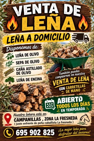 Venta de Leña de Olivo y Encina