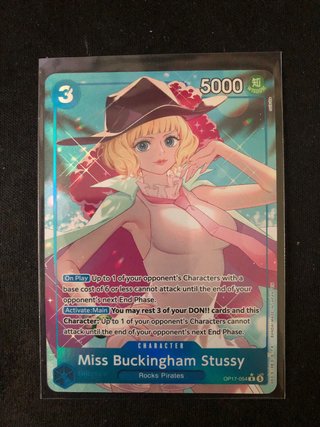 Carta One Piece Miss Buckingham Stussy OP17