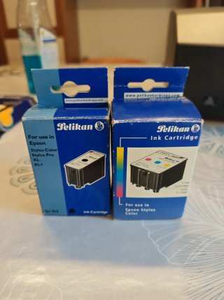 2 Cartuchos de Tinta Pelikan para Epson Stylus