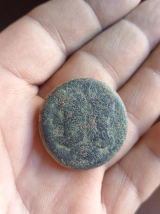 Moneda Romana con Jano Bifronte