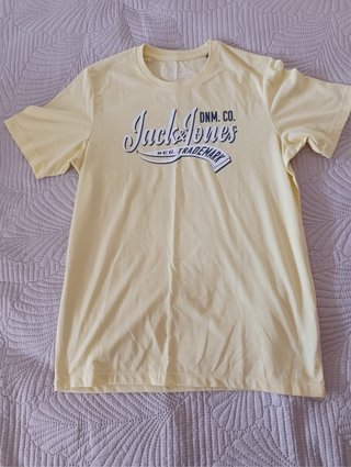 Camiseta Jack & Jones Amarilla