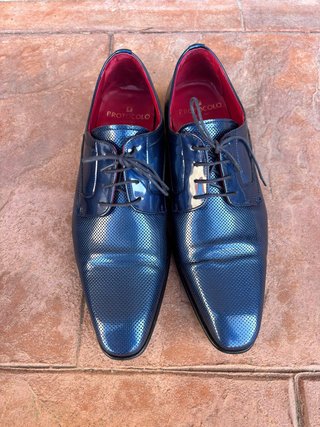 Zapatos Protocolo novios azul