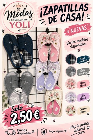 ✨✨PRODUCTO NUEVO✨✨Zapatillas de estar por casa
