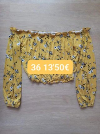Blusa amarilla H&M