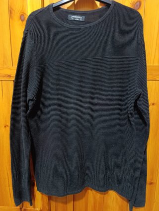 Jersey de Algodón Springfield Negro Talla S