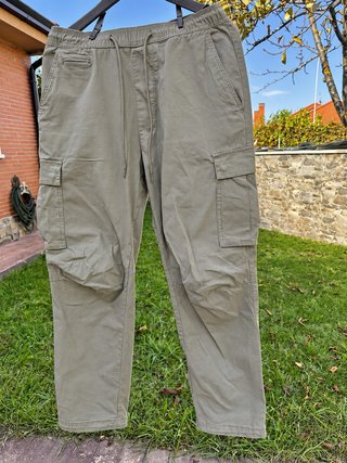 Pantalón Cargo Pull&Bear Beige