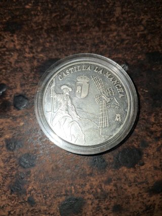 Moneda Conmemorativa Castilla-La Mancha plata 900
