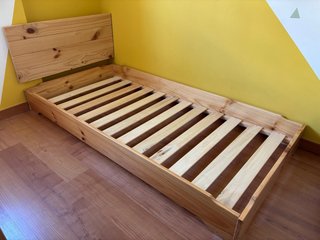 Cama Montessori MENDI 90 con Cabecero TESTA