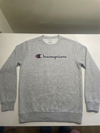 Sudadera Champion Gris Algodón