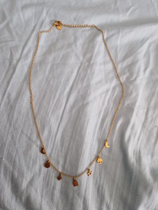 Collar Gargantilla Acero Inoxidable Dorado