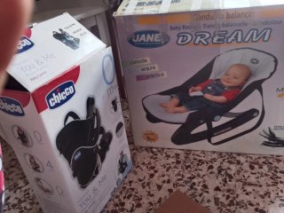 Mochila Chicco You & Me y Balancín Jané Dream