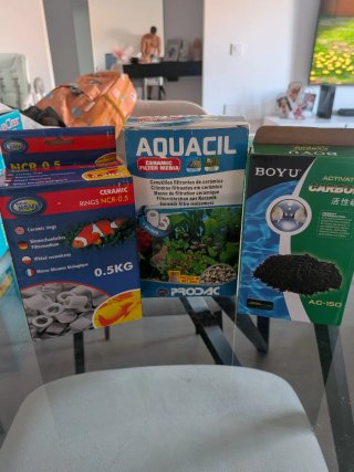 Set de 3 Materiales Filtrantes para Acuario