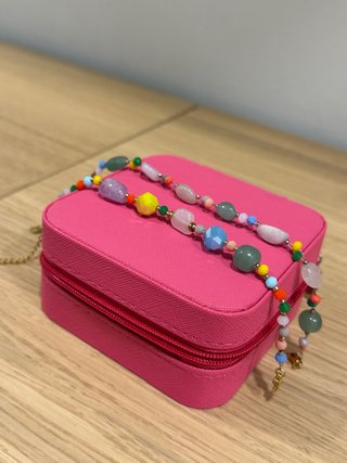 Set de 2 Pulseras de Piedras y Acero