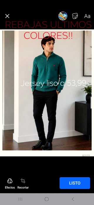 Jersey Ralph Lauren Verde con Cremallera