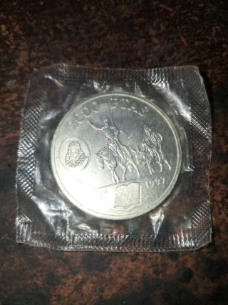 Moneda 2000 Pesetas 1997 Don Quijote Plata 925