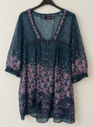 Camisa Zara Estampada Talla M