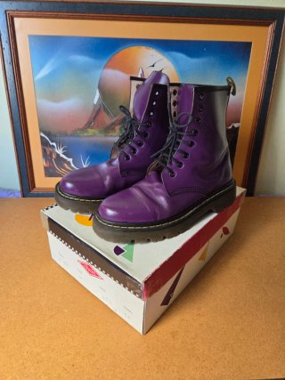 Botas Militares Cheis Moradas