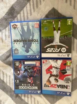 4 Juegos para PlayStation 4 y 5
