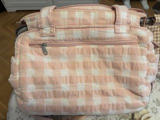 Bolso para carro de bebé rosa