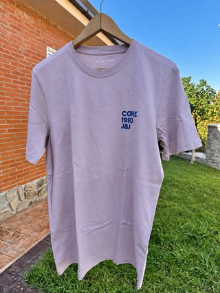 Camiseta Jack & Jones Rosa Talla M
