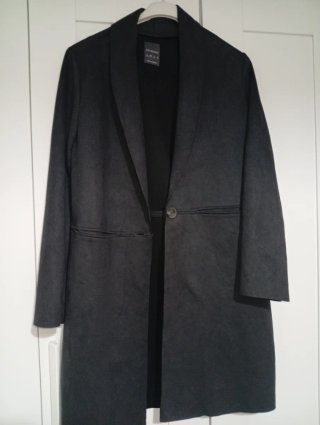 Gabardina Negra Primark Talla M
