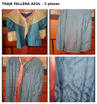 Traje de Fallera Azul niña !
