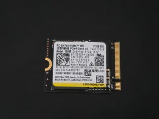 SSD WD SN740 512GB M.2 2230 NVMe - 94%