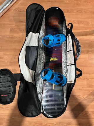 Tabla de Snowboard Burton con Fijaciones