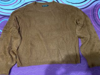 Jersey de punto Shein marrón