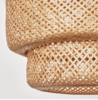 Lámpara de bambú IKEA SINNERLIG