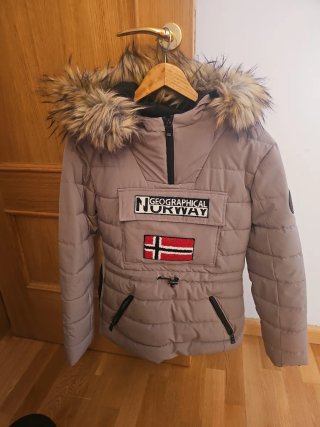 Cazadora Geographical Norway Beige Talla S