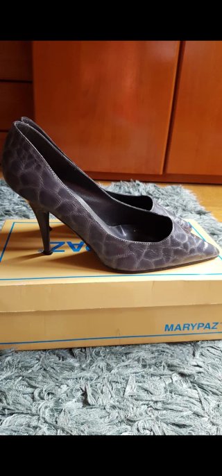 Zapatos de tacón Marypaz grises