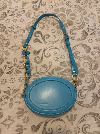 Bolso Ovalado Azul para Niña