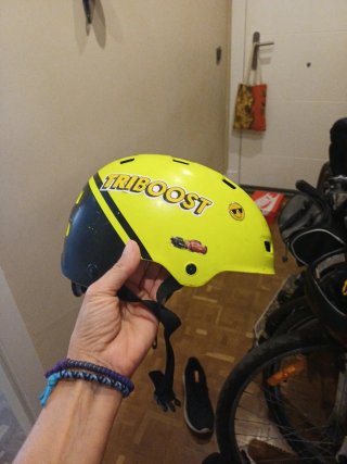 Casco de Bicicleta Amarillo niño
