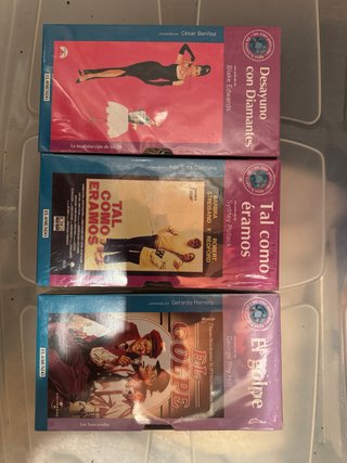 Lote de 3 Películas en VHS