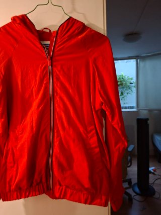 Sudadera Roja con Cremallera