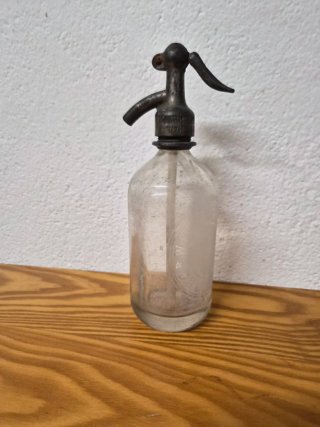 Sifón de Cristal Antiguo de Bulgaria
