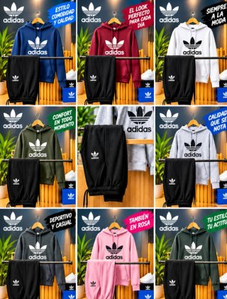 Chándal adidas con logo bordado unisex