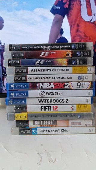 Lote de 12 Videojuegos PS3 y PS4