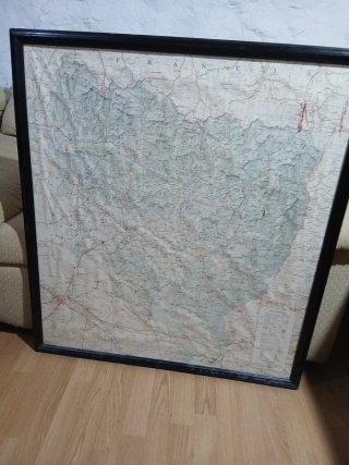 Mapa Antiguo de Huesca se vende sin marco