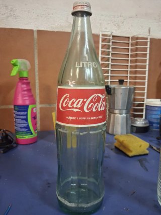 2 Bottiglie Vintage Coca-Cola e Fanta 1L