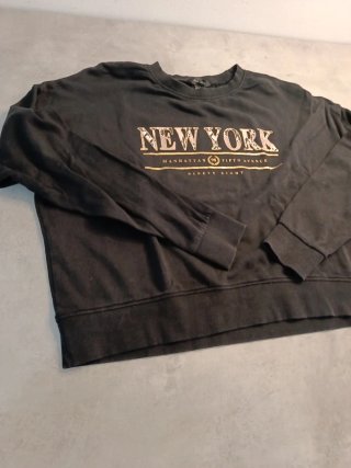 Sudadera Negra New Look Talla M