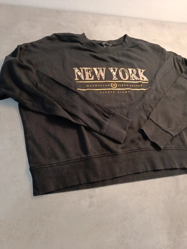 Sudadera Negra New Look Talla M