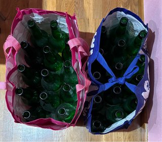 Botellas de Sidra Vacías (27 a 0,15€unidad)