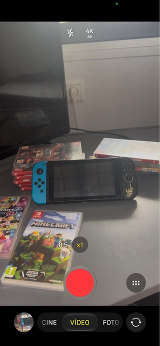 Nintendo Switch con juegos